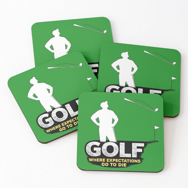 Artikelvorschau, Golfhumor – Wo Erwartungen sterben – Lustiges Golf entworfen und verkauft von Off-DutyDesign.