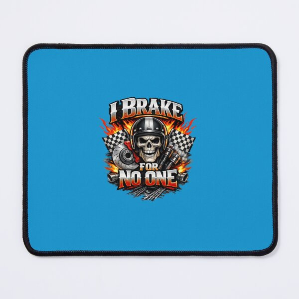 Item preview, Brake for No One – Rebel Driving Quote | Funny Car & Biker Design designed and sold by DesignHouse07.