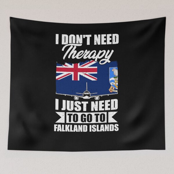 Item preview, I Don't Need Therapy I Just Need to Go to Falkland Islands designed and sold by GabbyKash.