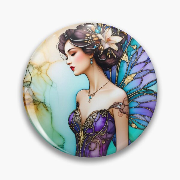 Item preview, Violet Waterlily Fairy designed and sold by FaerieFusion.