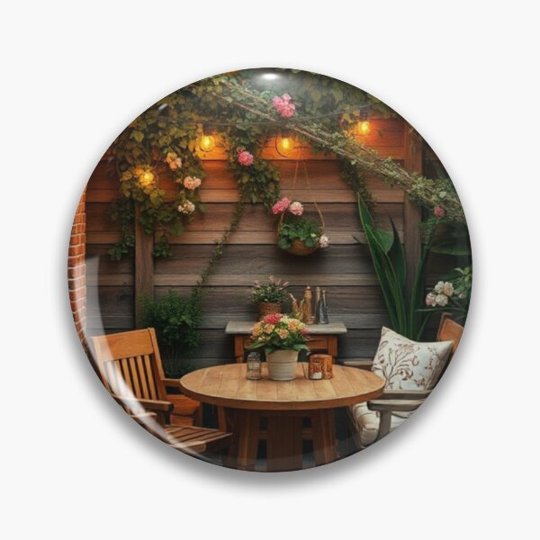 Item preview, Dreamy Hygge Style Outdoor Patio Garden designed and sold by Jade Ado.