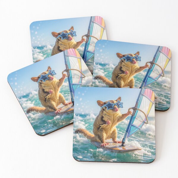 Item preview, Glamourous Windsurfin' Sugar Glider designed and sold by Tridentulus.