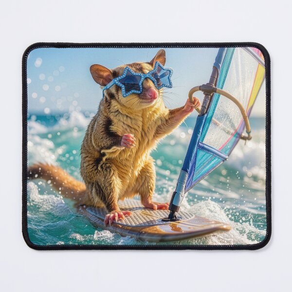 Item preview, Glamourous Windsurfin' Sugar Glider designed and sold by Tridentulus.