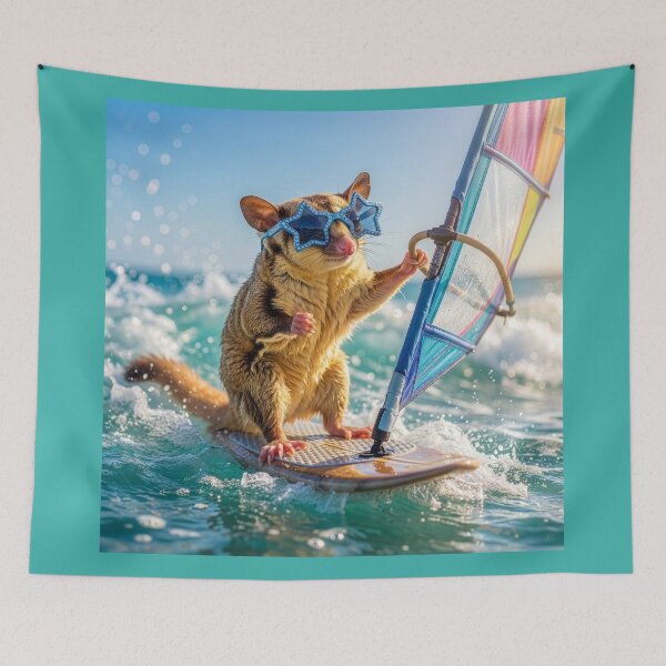 Item preview, Glamourous Windsurfin' Sugar Glider designed and sold by Tridentulus.
