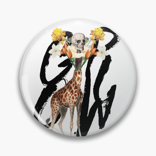 Item preview, Flower giraffe | Surrealistic designed and sold by Crossover Episode Art.