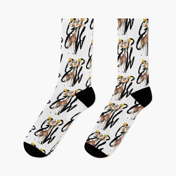 Item preview, Flower giraffe | Surrealistic designed and sold by Crossover Episode Art.