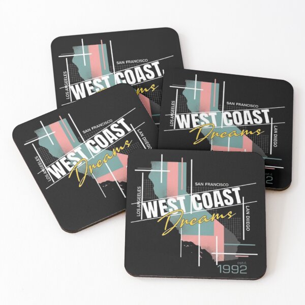 Item preview, West Coast Dreams – California Love Map Design designed and sold by Dogandesighn.
