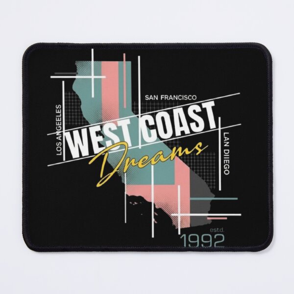 Item preview, West Coast Dreams – California Love Map Design designed and sold by Dogandesighn.