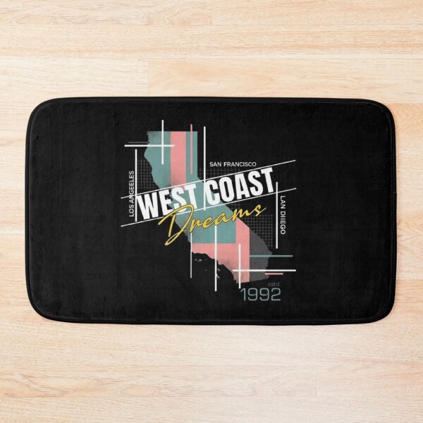 Item preview, West Coast Dreams – California Love Map Design designed and sold by Dogandesighn.