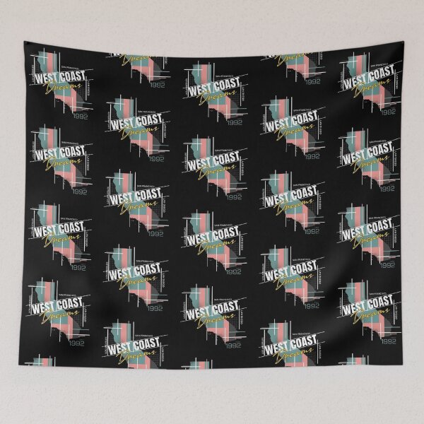 Item preview, West Coast Dreams – California Love Map Design designed and sold by Dogandesighn.