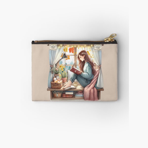 Item preview, Cozy book club girl reading!!! - Cozy Book Lover Aesthetic Girl - Cozy book club girl reading - Girl who loves cozy books designed and sold by SoffyLee586.