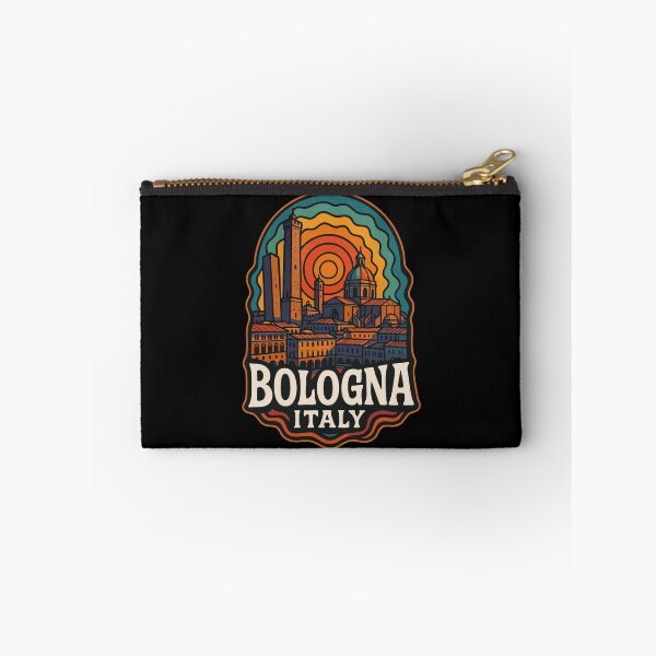 Item preview, Bologna Italy Retro Trippy Art Travel designed and sold by TomFrontierArt.