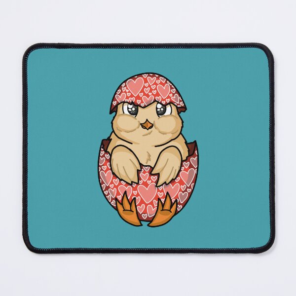 Item preview, Easter Baby Chicken with Red Egg Shell and Heart Pattern designed and sold by elizasunnycolor.