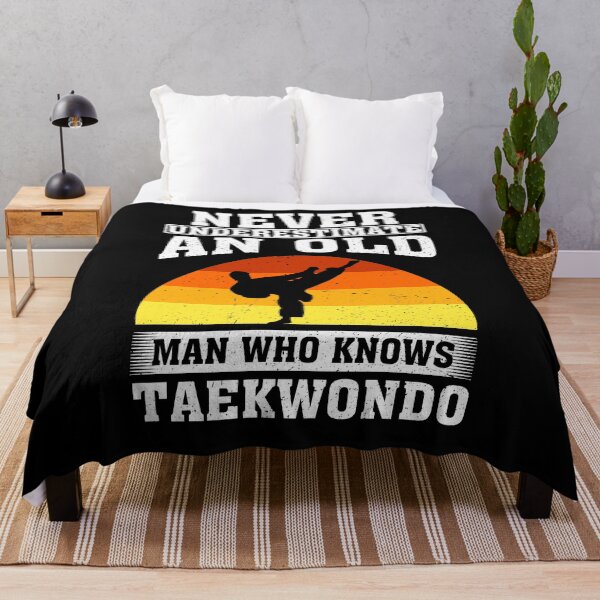 Item preview, Never Underestimate an Old Man Who knows Taekwondo designed and sold by CosmoKitsch.