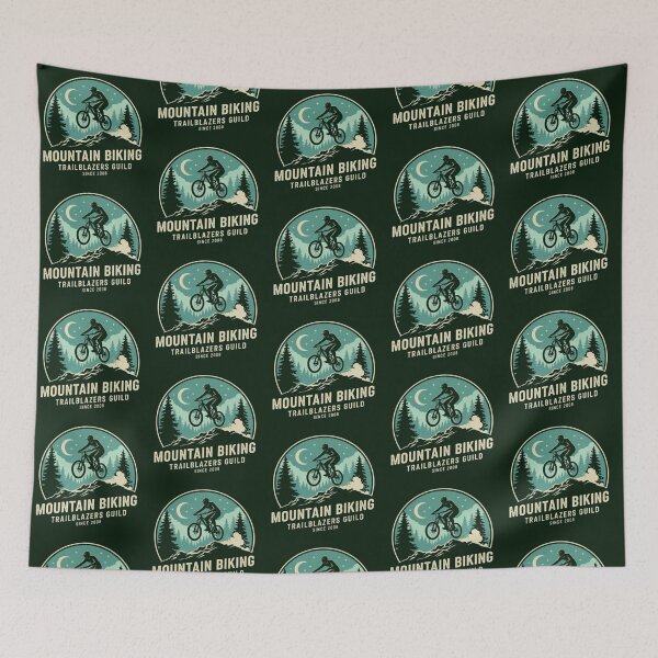 Item preview, Trailblazers Guild – Mountain Biking Night Ride Badge designed and sold by Dogandesighn.