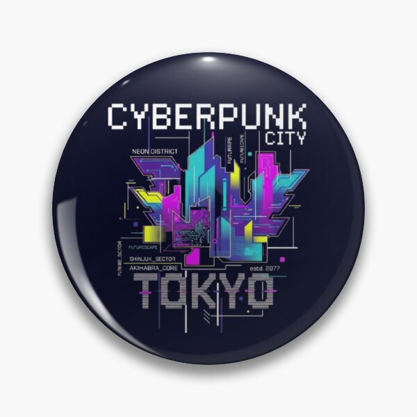 Item preview, Cyberpunk City Tokyo – Neon Future 2077 Design designed and sold by Dogandesighn.