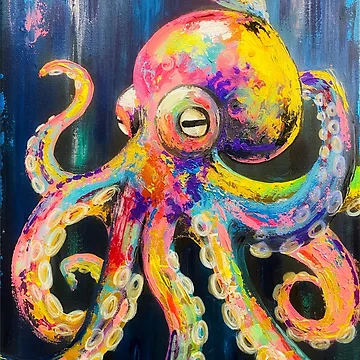 Artwork thumbnail, Octopus by Rjaydesigns-