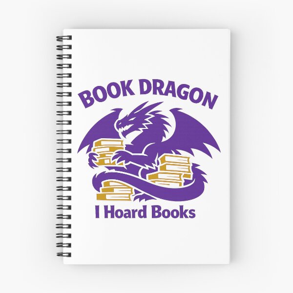 Item preview, Book Lover Shirt | Book Dragon I Hoard Books Fantasy Tee designed and sold by GreatLakesPixel.