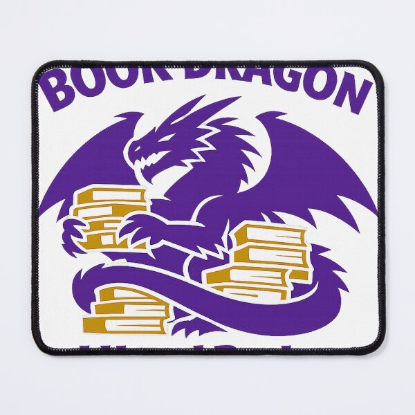 Item preview, Book Lover Shirt | Book Dragon I Hoard Books Fantasy Tee designed and sold by GreatLakesPixel.