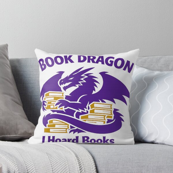 Item preview, Book Lover Shirt | Book Dragon I Hoard Books Fantasy Tee designed and sold by GreatLakesPixel.