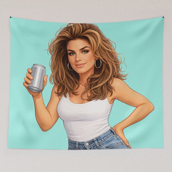 Item preview, 90s Supermodel Inspired Illustration | Vintage Runway Fashion Icon Art designed and sold by SimplyJasper.