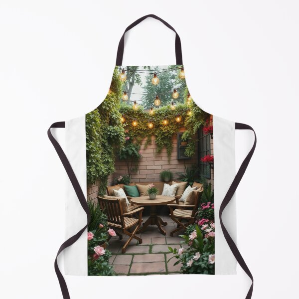 Item preview, Cozy Enchanted Garden Patio with String Lights designed and sold by Vida e Arte.