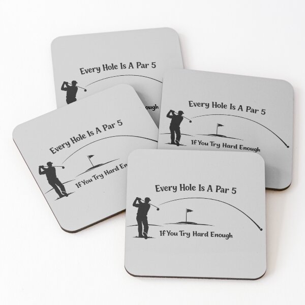 Item preview, Sarcastic Golf - Every Hole is A Par 5 Humor- Black  designed and sold by Off-DutyDesign.