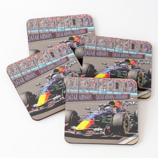 Item preview, Max Verstappen racing his 2026 F1 car during the Australian Grand Prix watercolor designed and sold by Rodissimus1984.