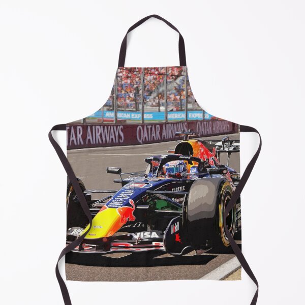 Item preview, Max Verstappen racing his 2026 F1 car during the Australian Grand Prix watercolor designed and sold by Rodissimus1984.