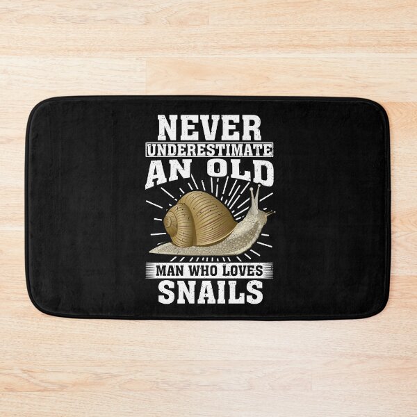 Item preview, Never Underestimate An Old Man Who Loves Snails  designed and sold by CosmoKitsch.