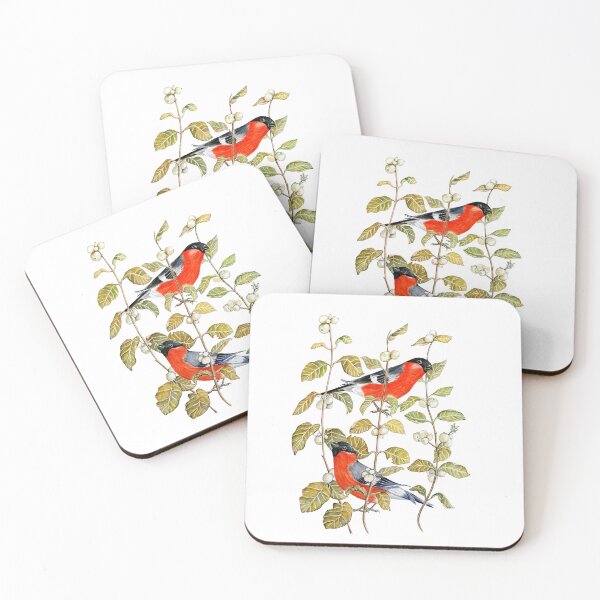 Item preview, Bullfinch and snowberry designed and sold by peaceofwork.