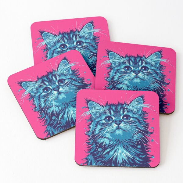 Item preview, Vibrant Kitty PopArt designed and sold by Retro-Bloom.