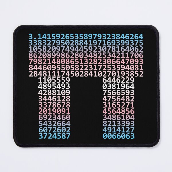 Item preview, First 314 digits of PI (rainbow, LGBT, trans) designed and sold by owlgeek.