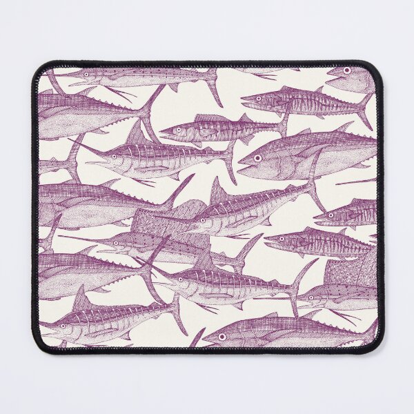 Item preview, Atlantic fish purple designed and sold by scrummy.