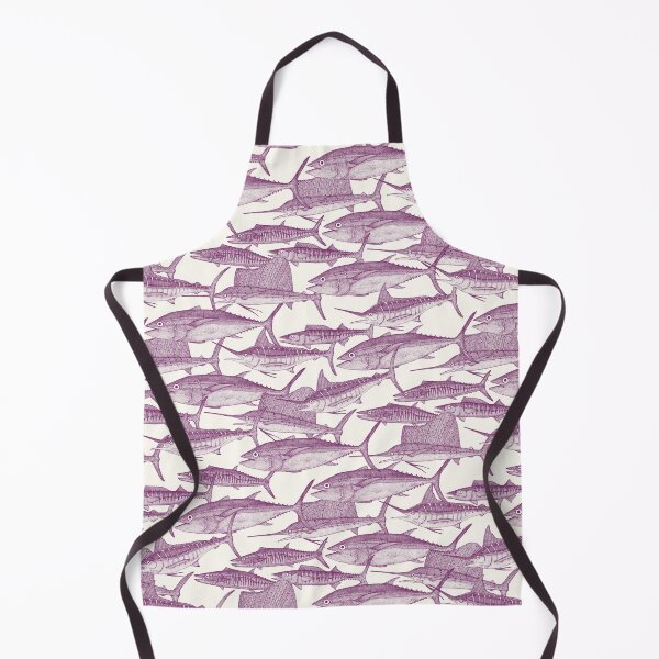 Item preview, Atlantic fish purple designed and sold by scrummy.