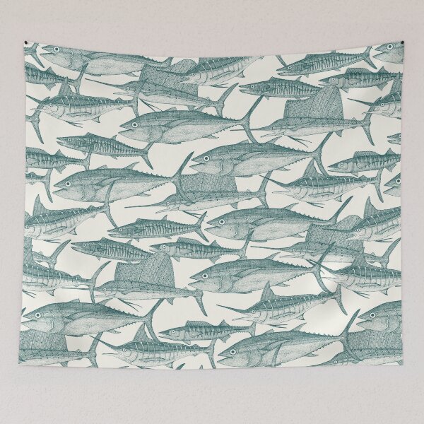 Item preview, Atlantic fish jade designed and sold by scrummy.