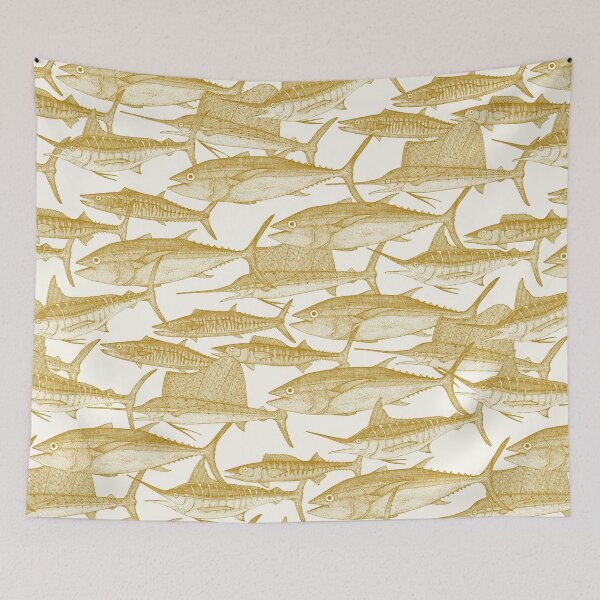 Item preview, Atlantic fish gold designed and sold by scrummy.
