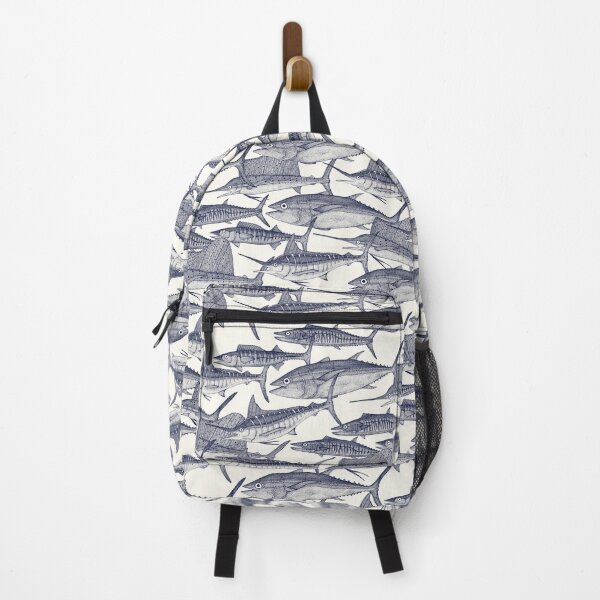 Item preview, Atlantic fish blue designed and sold by scrummy.