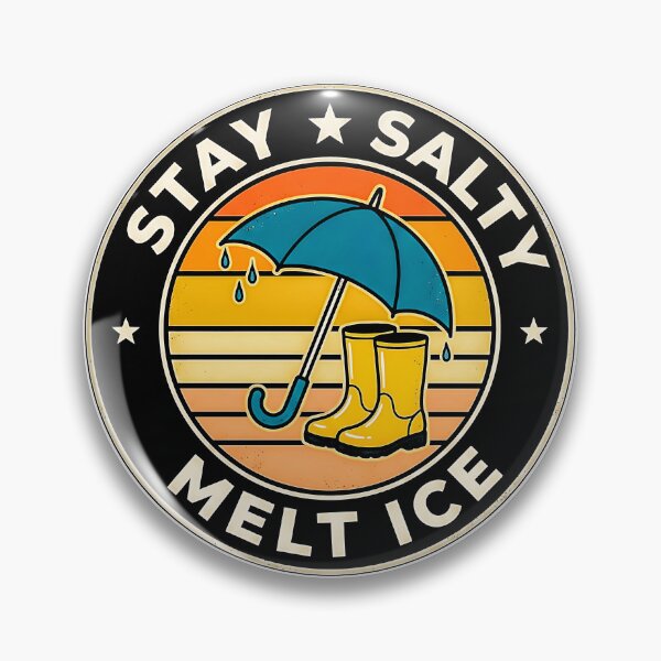 Item preview, Stay Salty Melt Ice Retro Snow Removal Winter Gear designed and sold by graphixpolash.