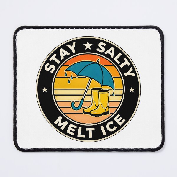Item preview, Stay Salty Melt Ice Retro Snow Removal Winter Gear designed and sold by graphixpolash.