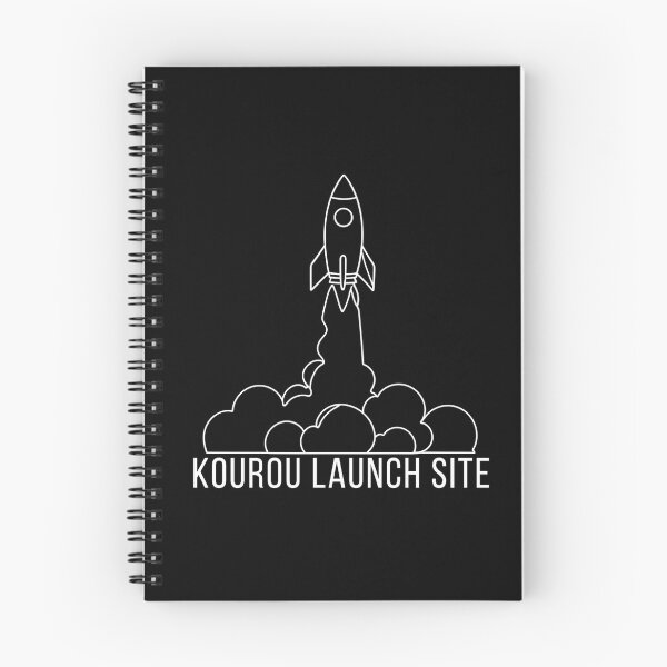 Item preview, Kourou Launch Site - Minimalist Rocket Blueprint Art designed and sold by GoaTeeGram.