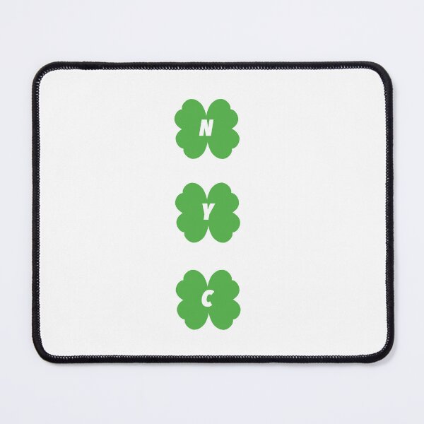 Item preview, NYC white four leaf clover st patricks day special v1 designed and sold by Mozart3.