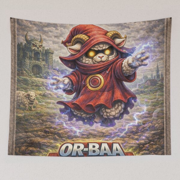 Item preview, Or-Baa, Sheep Sorcerer of Pure Pasture Power | Sheep-Man Sheepism Parody designed and sold by Thpoar.
