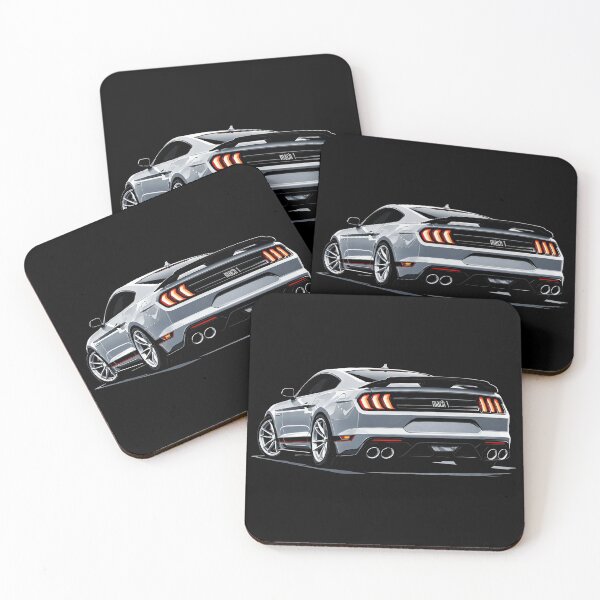 Item preview, 2022 Ford Mustang Mach 1 – Modern American Muscle Car Art Print designed and sold by Stinky Lincy's Apparel Company.