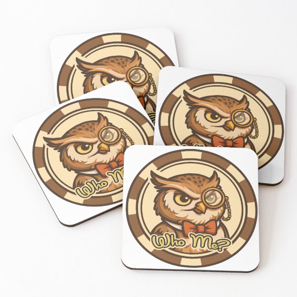 Item preview, Owl Poker Chip designed and sold by SquishyKitkat.