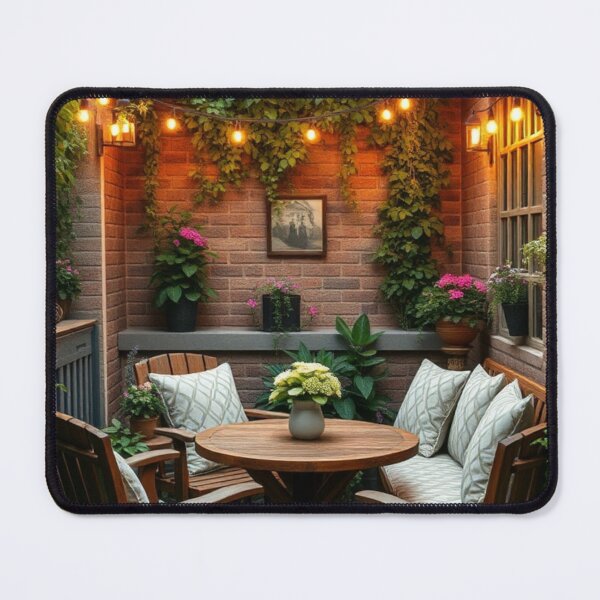 Item preview, Lush Enchanted Patio with Glowing String Lights designed and sold by Vida e Arte.