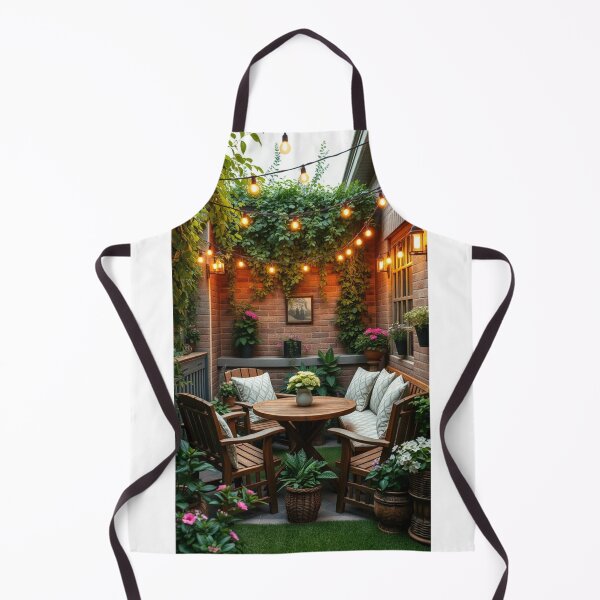 Item preview, Lush Enchanted Patio with Glowing String Lights designed and sold by Vida e Arte.
