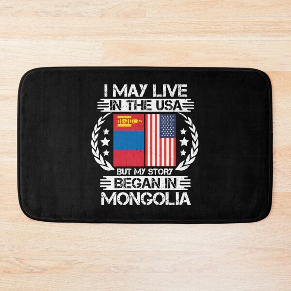 Item preview, I May Live In The USA But My Story Began In Mongolia  designed and sold by CosmoKitsch.