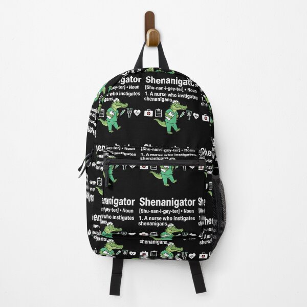Item preview, Shenanigator Nurse Who Instigates Shenanigans designed and sold by FreshVibe Prints.