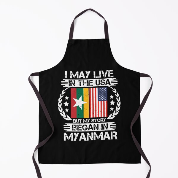 Item preview, I May Live In The USA But My Story Began In Myanmar designed and sold by CosmoKitsch.